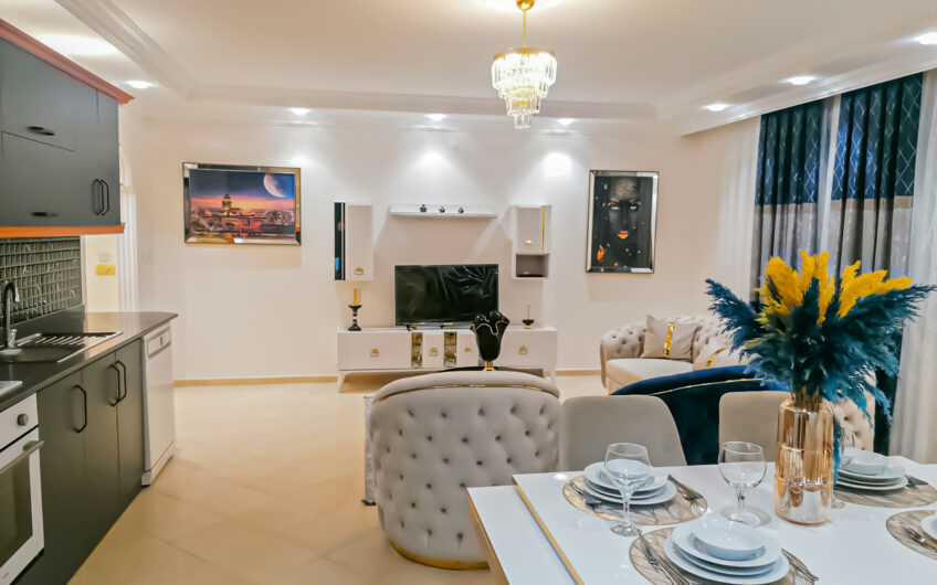 2+1 luxury furnished flat for sale in Mahmutlar