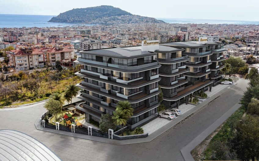Milano Residence Project for Sale Suitable for citizenship in Büyükhasbahçe