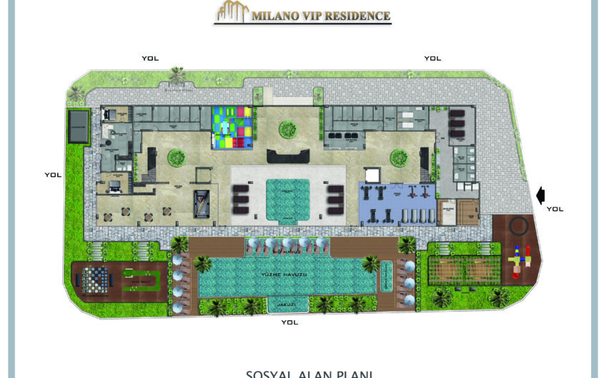 Milano Residence Project for Sale Suitable for citizenship in Büyükhasbahçe