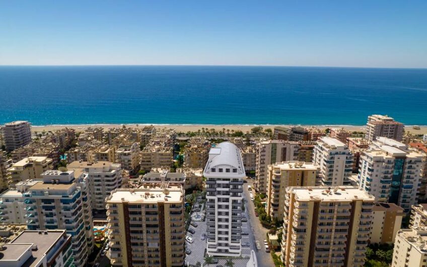 Grace Tower new residential project 50 meters from the sea in Mahmutlar