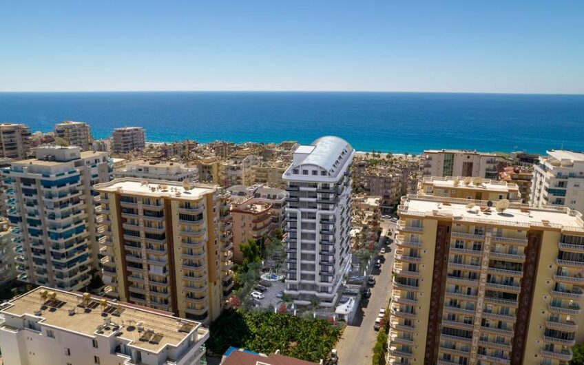 Grace Tower new residential project 50 meters from the sea in Mahmutlar