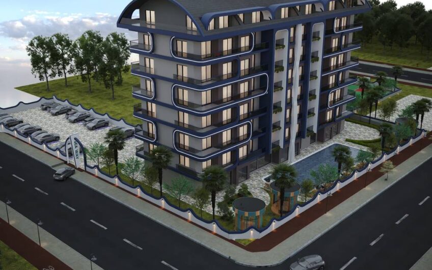 Modern residential construction project Seaway with affordable prices in Gazipaşa