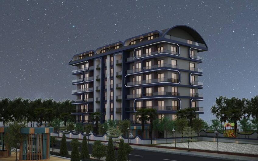 Modern residential construction project Seaway with affordable prices in Gazipaşa