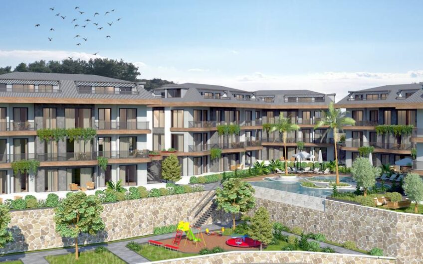 Construction of a new and luxury housing project in Bektaş Avax The Pinewoods