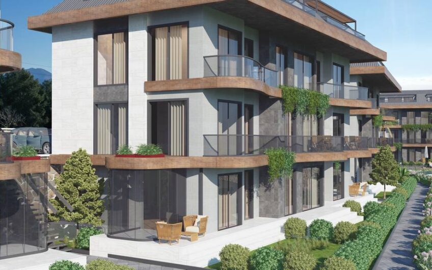 Construction of a new and luxury housing project in Bektaş Avax The Pinewoods