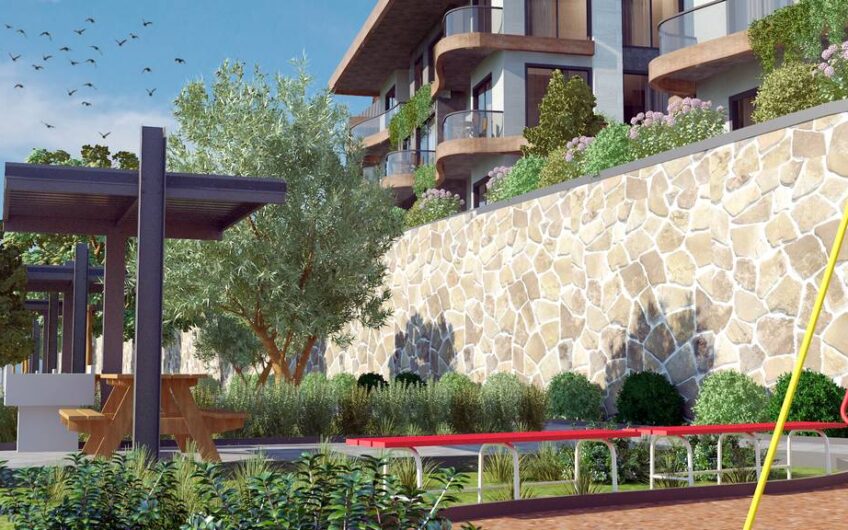 Construction of a new and luxury housing project in Bektaş Avax The Pinewoods