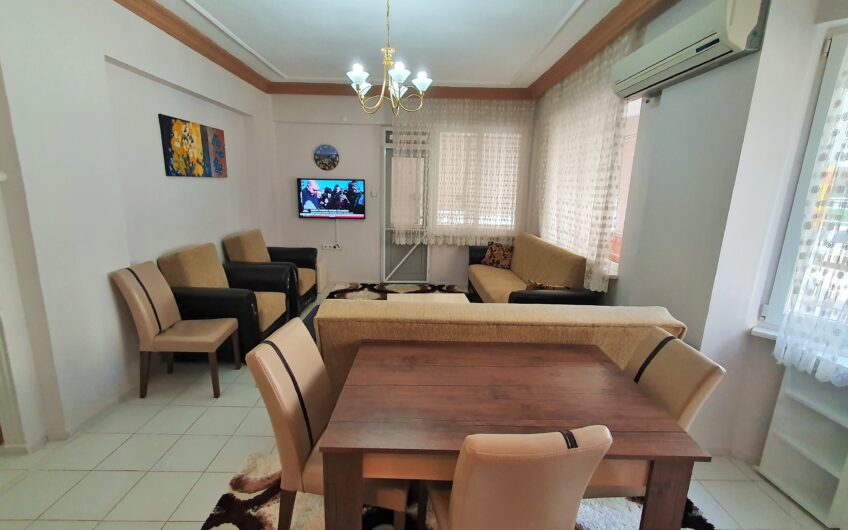 2+1 furnished affordable apartment for sale in Mahmutlar