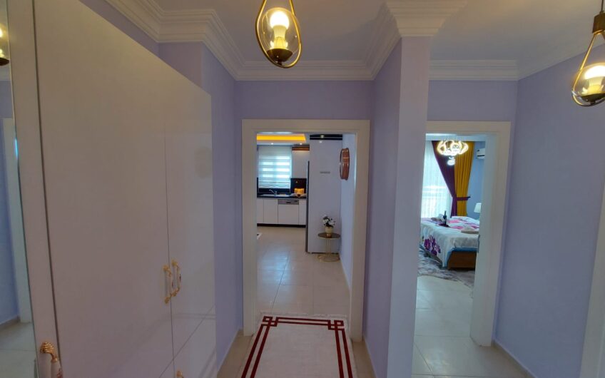 2+1 luxury furnished apartment for sale in Mahmutlar