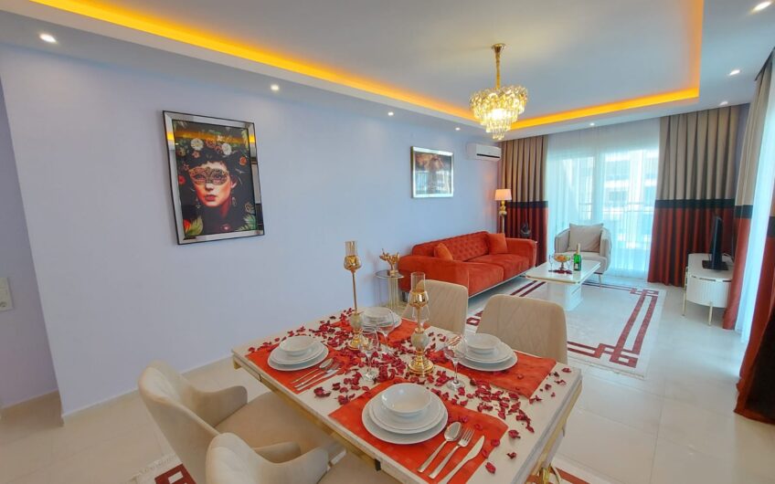 2+1 luxury furnished apartment for sale in Mahmutlar