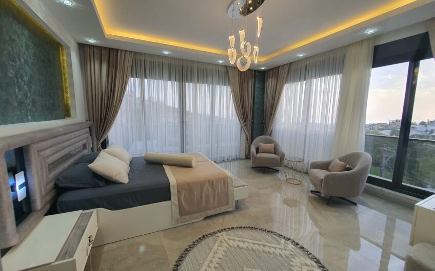 5+1 super luxury triplex villa in Kargicak