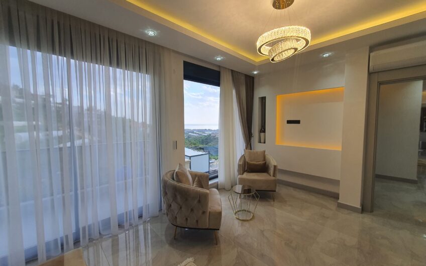 5+1 super luxury triplex villa in Kargicak