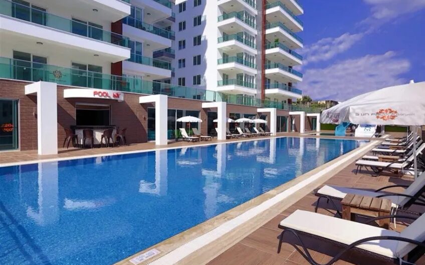 3 room furnished apartment near the sea in Tosmur