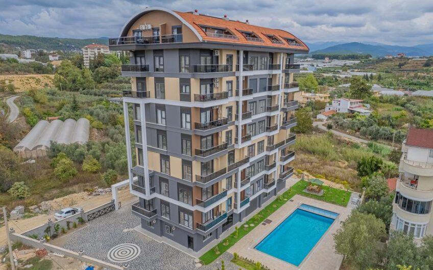 2 room fully furnished apartment in Avsallar