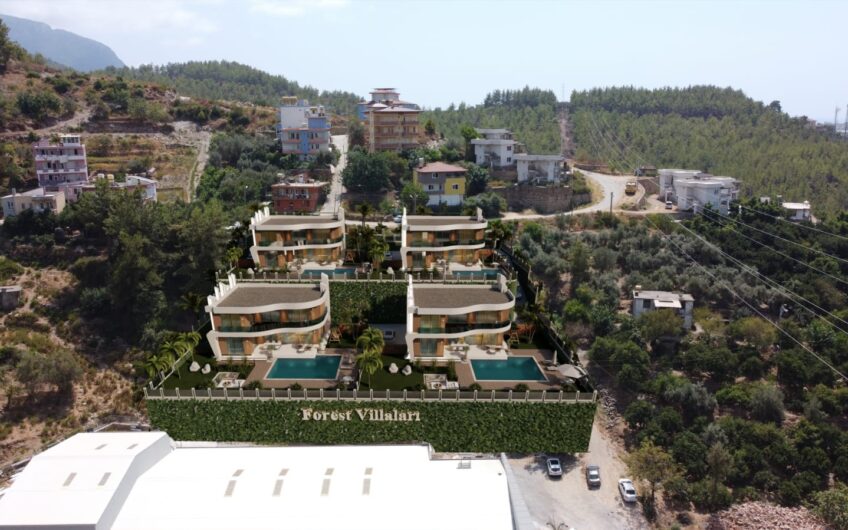 Detached Villa For Sale in Oba Alanya Turkey