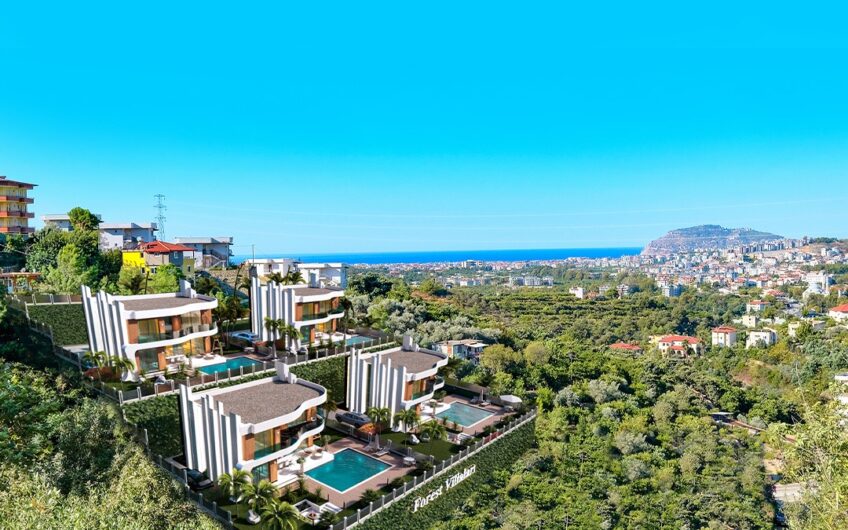 Detached Villa For Sale in Oba Alanya Turkey