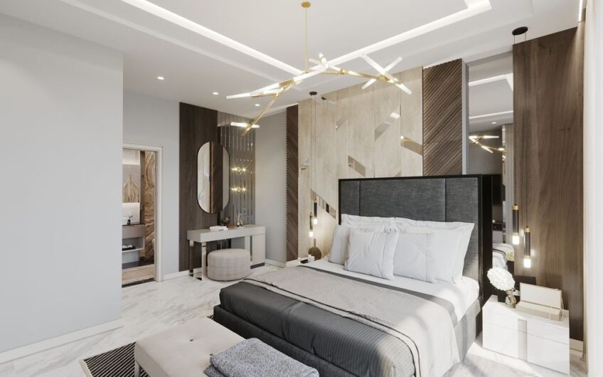 Triplexvilla i Alanya, Turkiet Lämplig för turkiskt medborgarskap