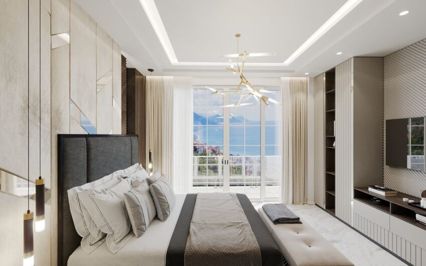 Triplexvilla i Alanya, Turkiet Lämplig för turkiskt medborgarskap