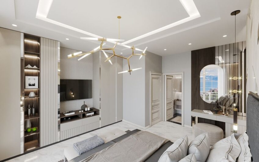 Triplexvilla i Alanya, Turkiet Lämplig för turkiskt medborgarskap