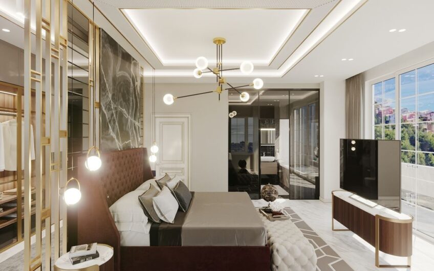 Triplexvilla i Alanya, Turkiet Lämplig för turkiskt medborgarskap