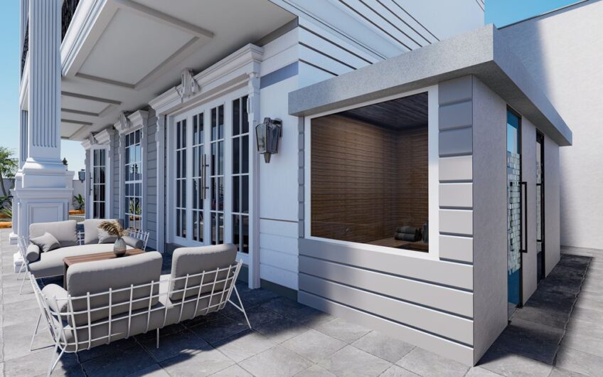 Triplexvilla i Alanya, Turkiet Lämplig för turkiskt medborgarskap