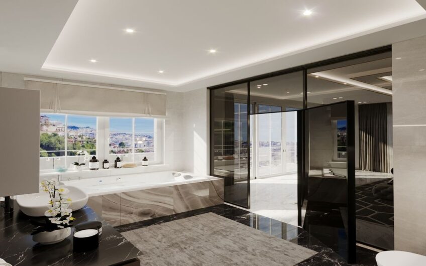 Triplexvilla i Alanya, Turkiet Lämplig för turkiskt medborgarskap