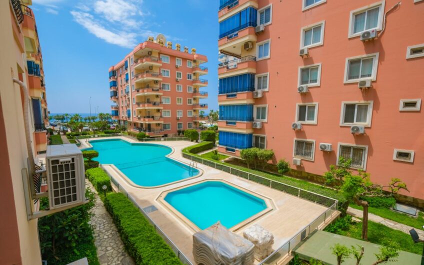 3 Room Apartment for sale at first line from the Beach in Mahmutlar Alanya