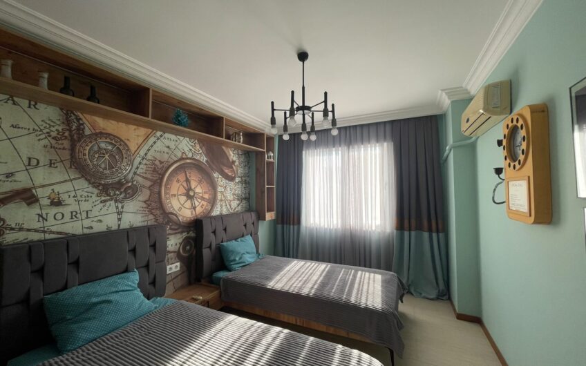 3 Room Apartment for sale at first line from the Beach in Mahmutlar Alanya