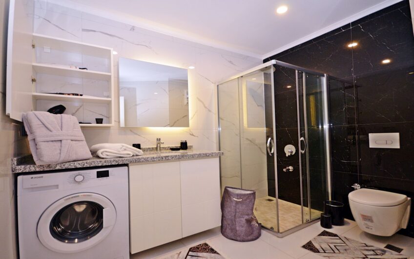 Luxury 2+1 Furnished Duplex Apartment for Sale by the Sea in Kargıcak, Alanya | Konak Seaside Premium