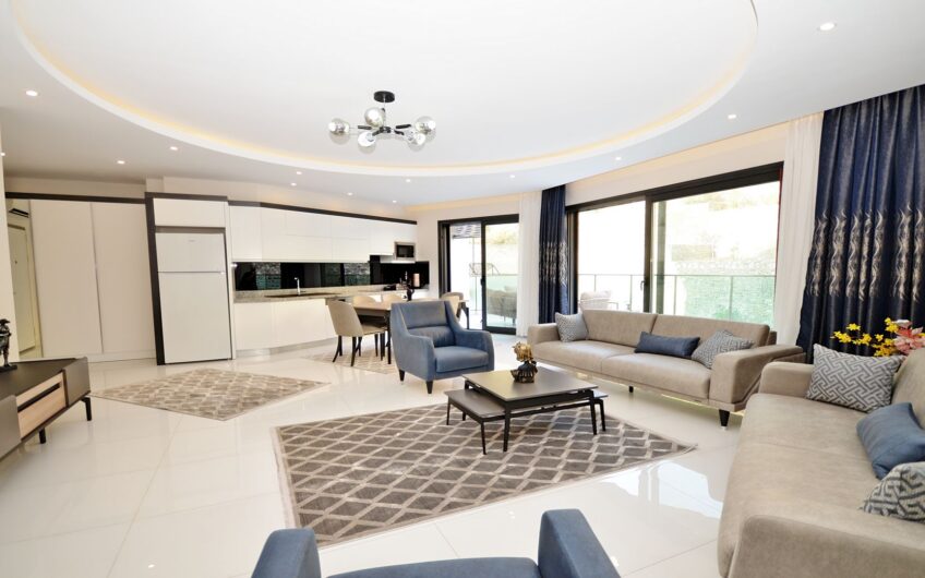 Luxury 2+1 Furnished Duplex Apartment for Sale by the Sea in Kargıcak, Alanya | Konak Seaside Premium