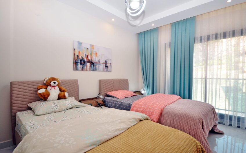 Luxury 2+1 Furnished Duplex Apartment for Sale by the Sea in Kargıcak, Alanya | Konak Seaside Premium