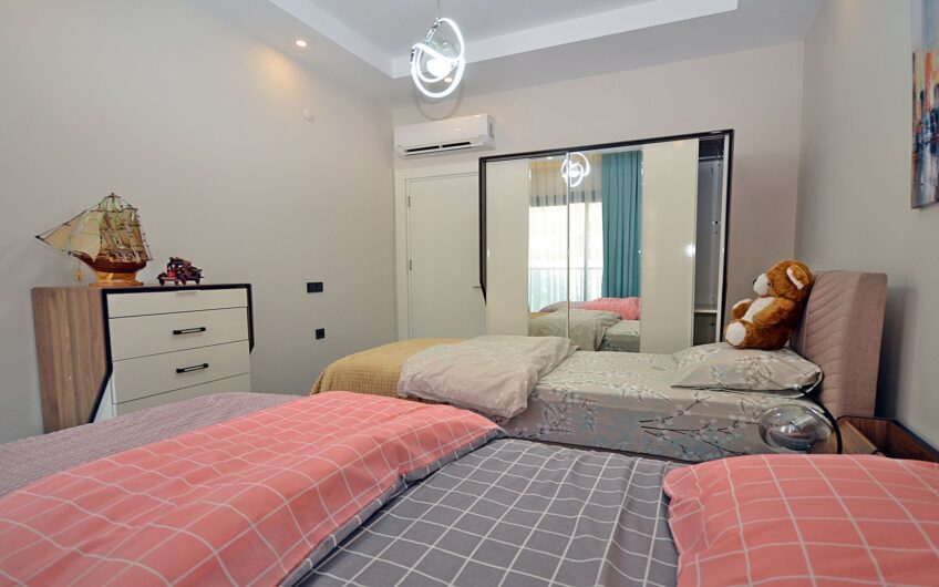 Luxury 2+1 Furnished Duplex Apartment for Sale by the Sea in Kargıcak, Alanya | Konak Seaside Premium