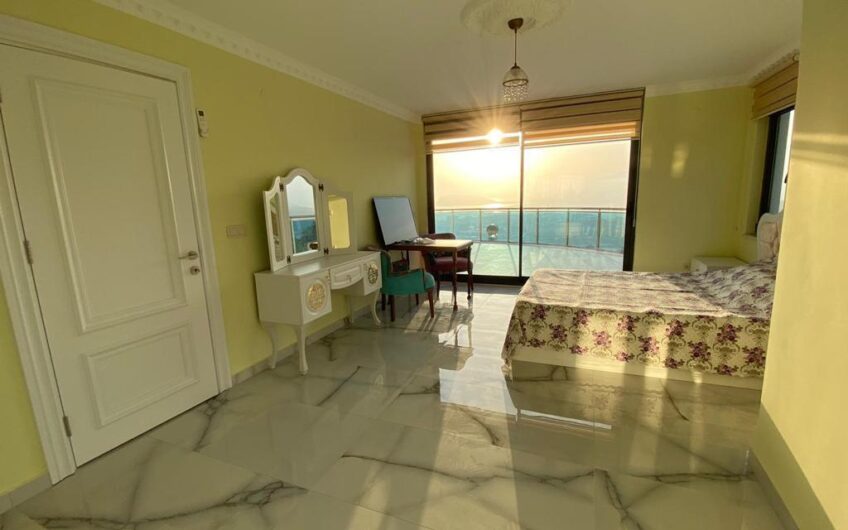 5+1 Triplex Villa for Sale in Alanya Kestel | Sea View