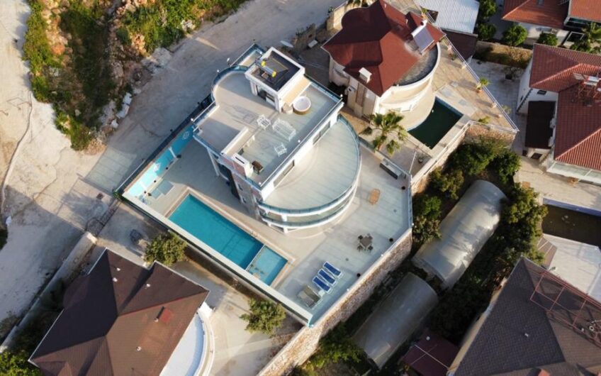 5+1 Triplex Villa for Sale in Alanya Kestel | Sea View