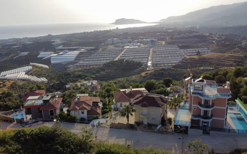 5+1 Triplex Villa for Sale in Alanya Kestel | Sea View