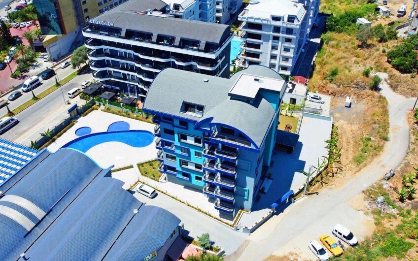 1+1 Apartments for Sale by the Sea in Kargıcak, Alanya