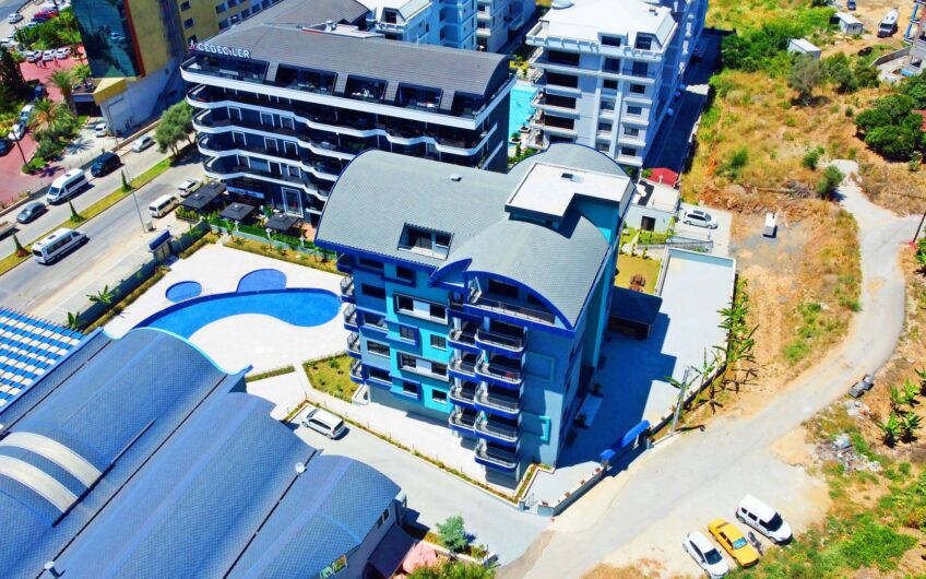 1+1 Apartments for Sale by the Sea in Kargıcak, Alanya