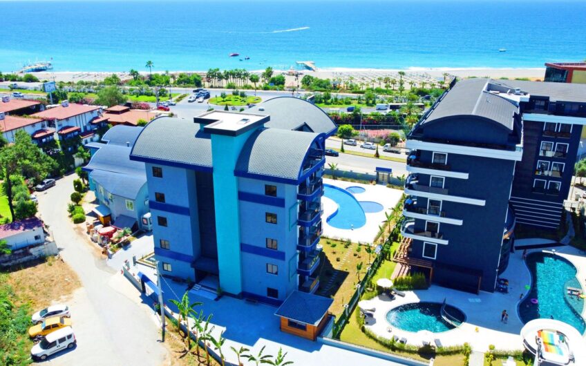1+1 Apartments for Sale by the Sea in Kargıcak, Alanya