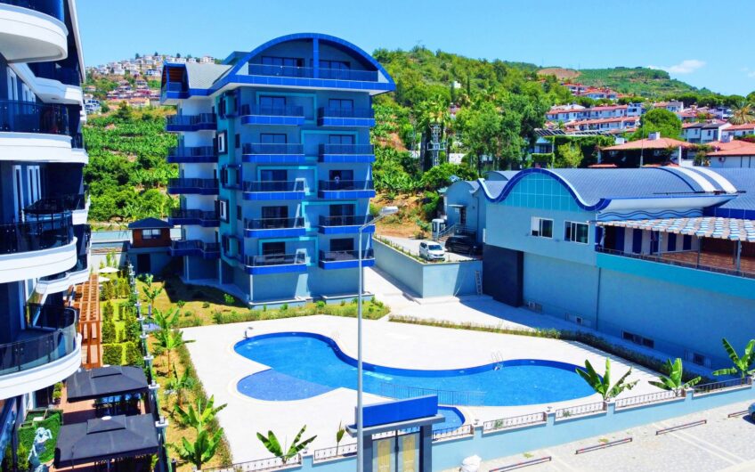 1+1 Apartments for Sale by the Sea in Kargıcak, Alanya