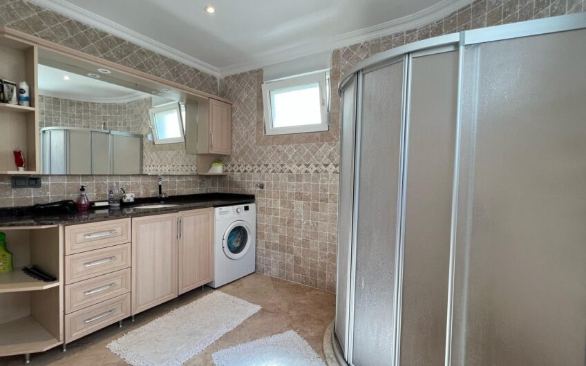 Luxury Detached Villa with Panoramic Sea and Castle Views in Kargıcak, Alanya