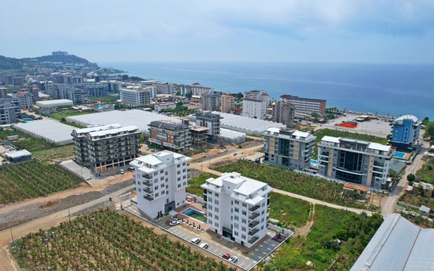 LUXURY 4 ROOM DUPLEX, 300 METERS FROM THE SEA IN KARGICAK, ALANYA
