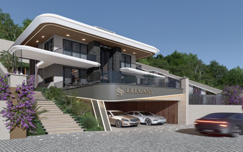 DETACHED VILLA WITH PANORAMIC SEA VIEWS IN KESTEL, ALANYA