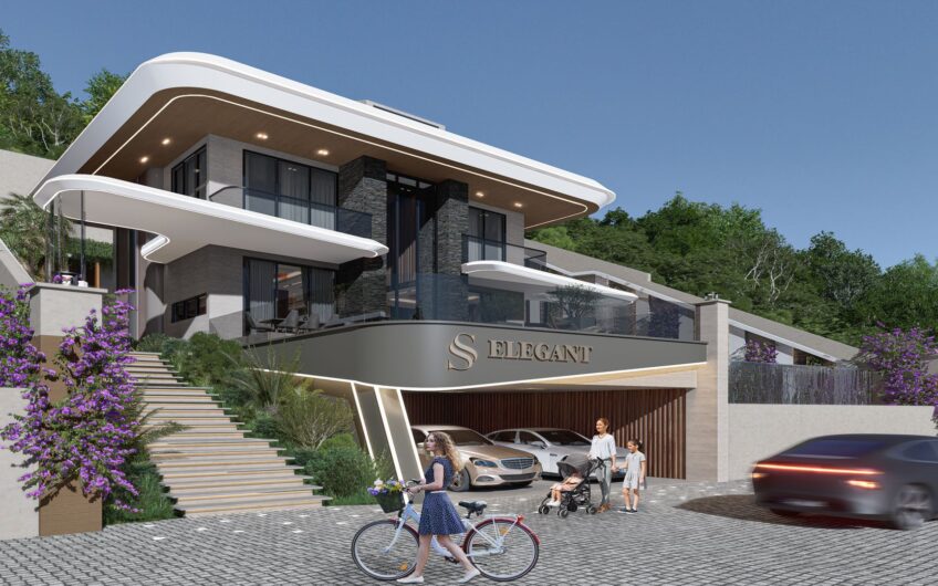 DETACHED VILLA WITH PANORAMIC SEA VIEWS IN KESTEL, ALANYA