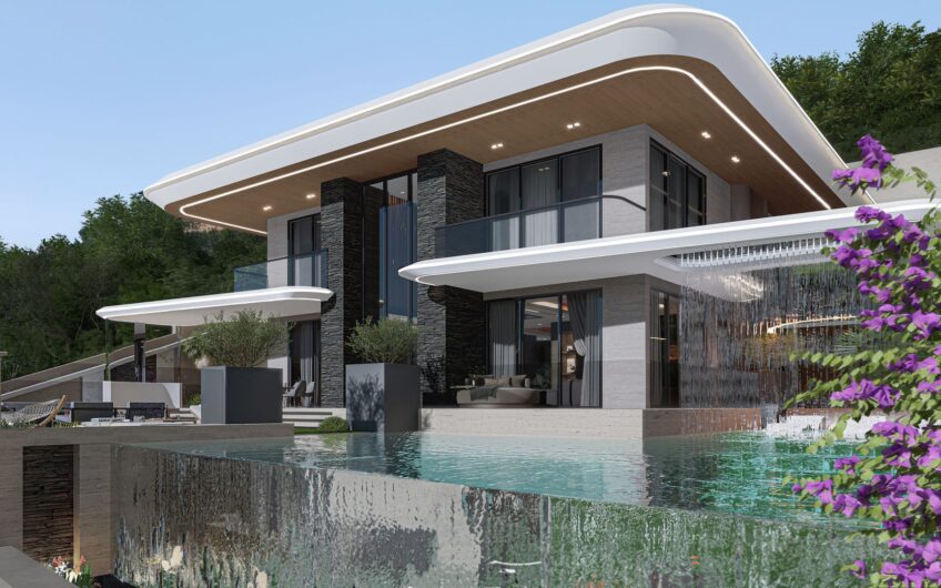 DETACHED VILLA WITH PANORAMIC SEA VIEWS IN KESTEL, ALANYA