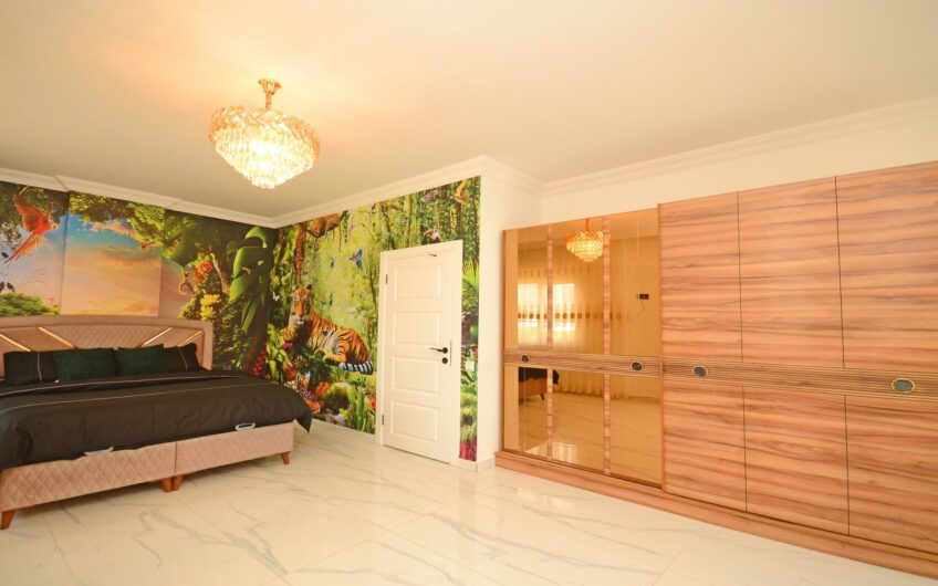 LUXURY 4 ROOM DUPLEX, 300 METERS FROM THE SEA IN KARGICAK, ALANYA