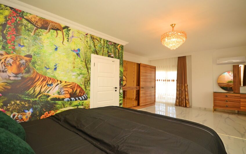 LUXURY 4 ROOM DUPLEX, 300 METERS FROM THE SEA IN KARGICAK, ALANYA