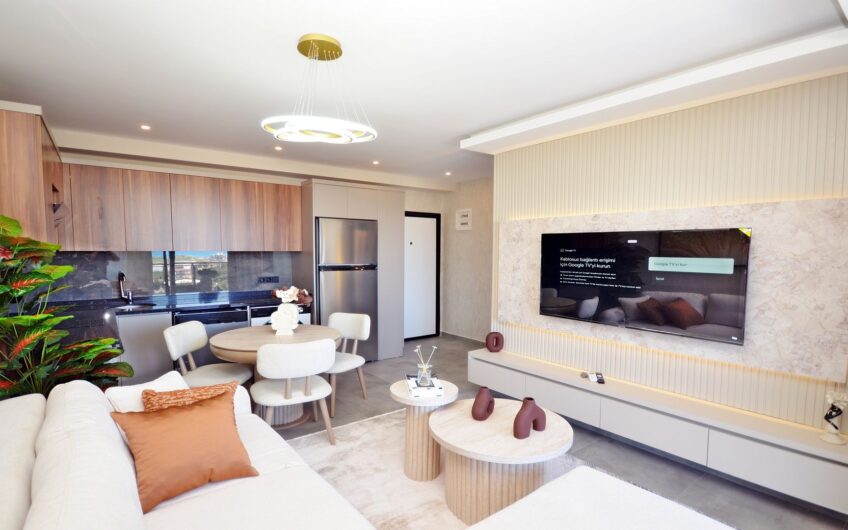 FURNISHED 1+1 APARTMENT FOR SALE IN DEMİRTAŞ, ALANYA