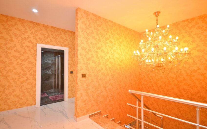LUXURY 4 ROOM DUPLEX, 300 METERS FROM THE SEA IN KARGICAK, ALANYA
