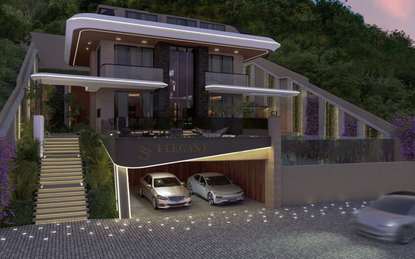 DETACHED VILLA WITH PANORAMIC SEA VIEWS IN KESTEL, ALANYA