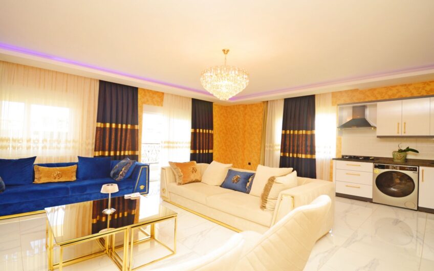 LUXURY 4 ROOM DUPLEX, 300 METERS FROM THE SEA IN KARGICAK, ALANYA